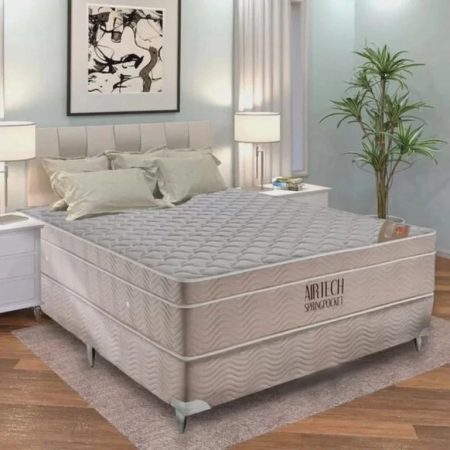 Cama Box Casal Airtech Ortobom